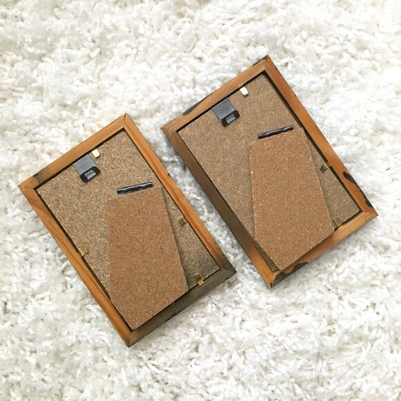 Two Vintage Umbra Modern Frames Black and Gold - Picture 2 of 6